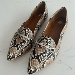 BP. Faux Snakeskin Loafer